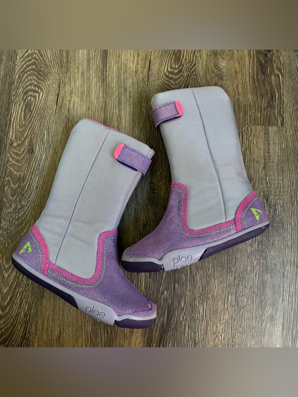 Plae Camille shimmer Suede Boots